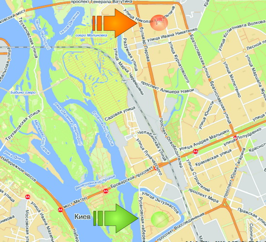 карта проезда 